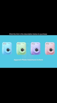 HiMont Instant Digital Camera, with Printing Paper & 32G TF Card, Video Camera with Colorful Pens for DIY,