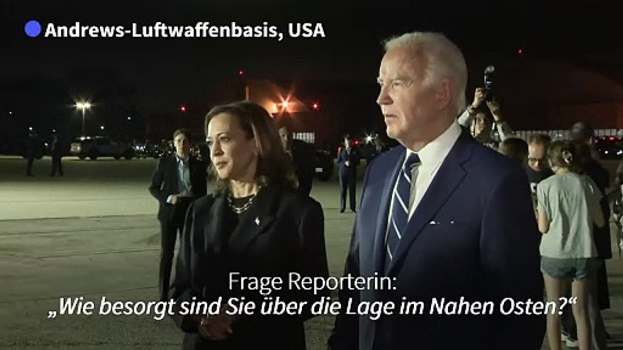 Biden: Hanija-Tötung war 'nicht hilfreich'