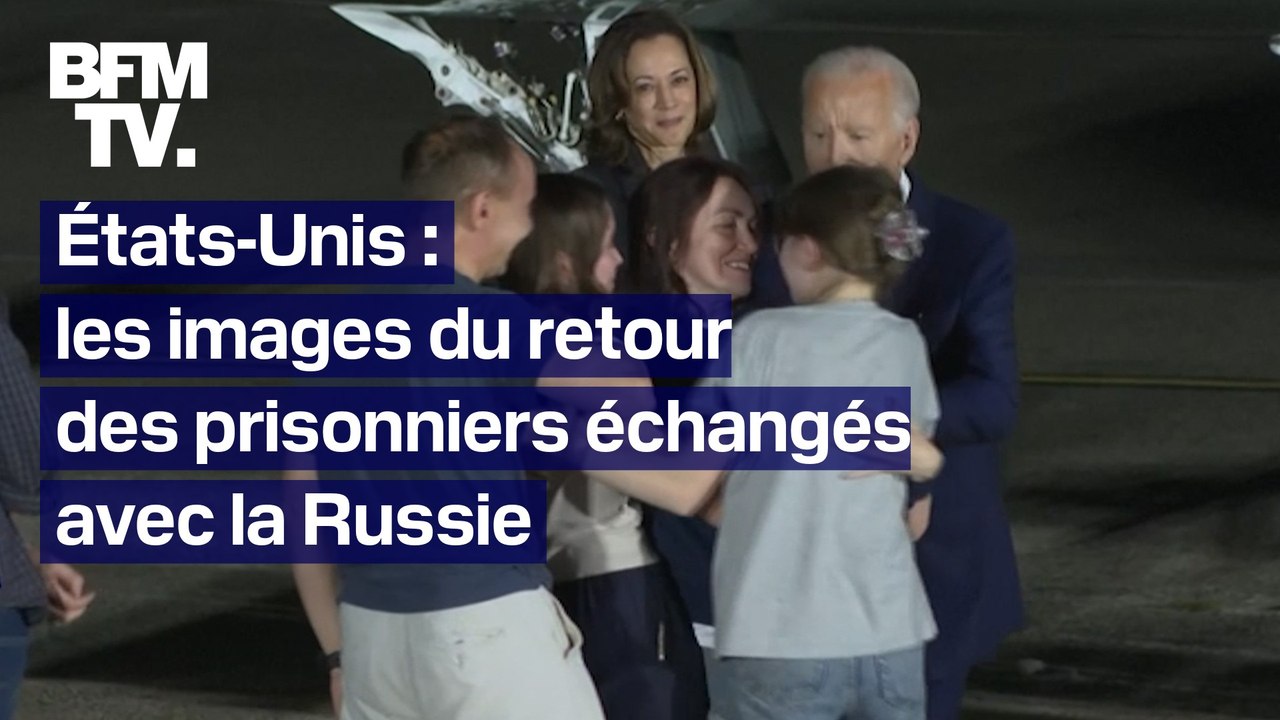 États-Unis: les images du retour des prisonniers échangés avec la Russie