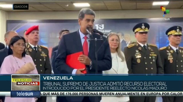 TSJ admitió recurso electoral introducido por el presidente reelecto Nicolás Maduro