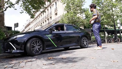 JO 2024: l'amertume des taxis parisiens, en panne de clients