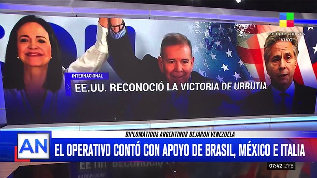 EE.UU. reconoció a Edmundo González como el ganador de las elecciones en Venezuela y Maduro les respondió