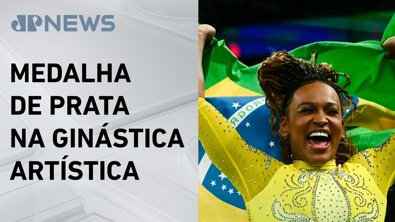 Rebeca Andrade se torna a brasileira com mais pódios na história dos Jogos Olímpicos