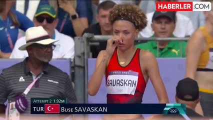 Bunu başaran 2 kişiden 1'i oldu!  Milli atlet Buse Savaşkan, kadınlar yüksek atlama finale yükseldi