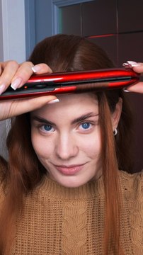 Girly secrets for perfectly curled hair using hair straightener ‍♀️