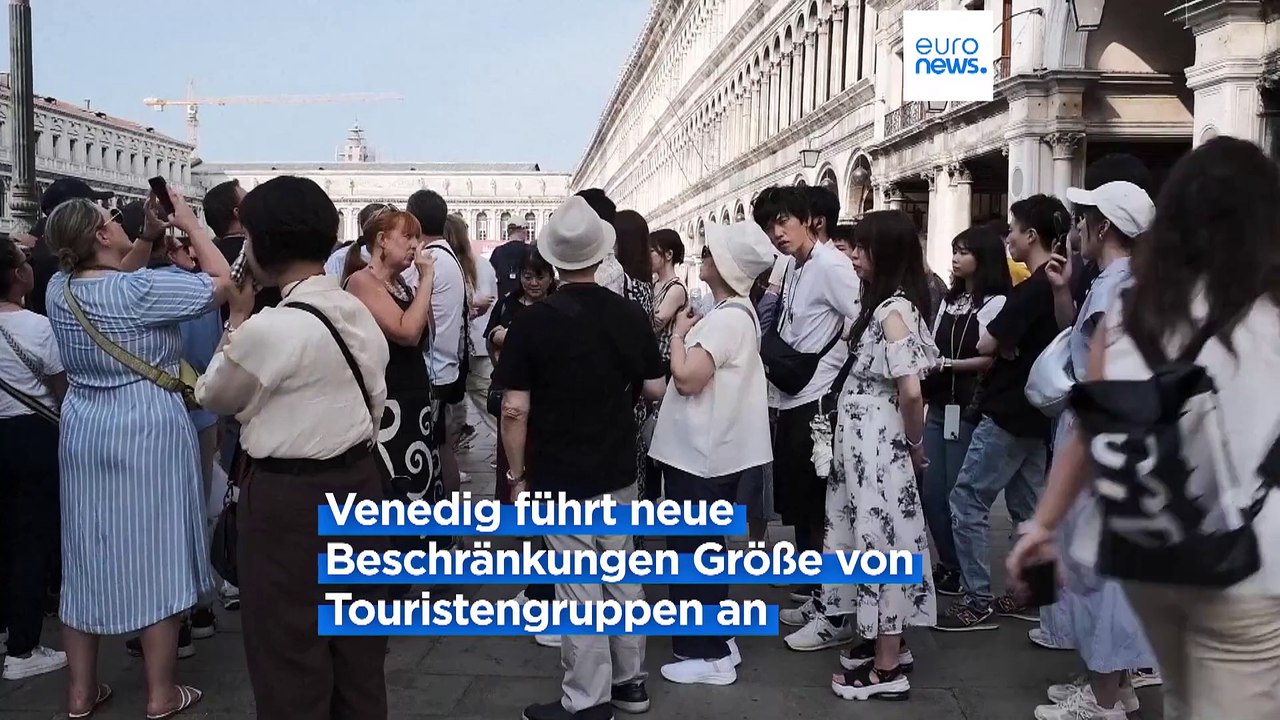 Massentourismus: Venedig beschränkt Touristengruppen auf 25