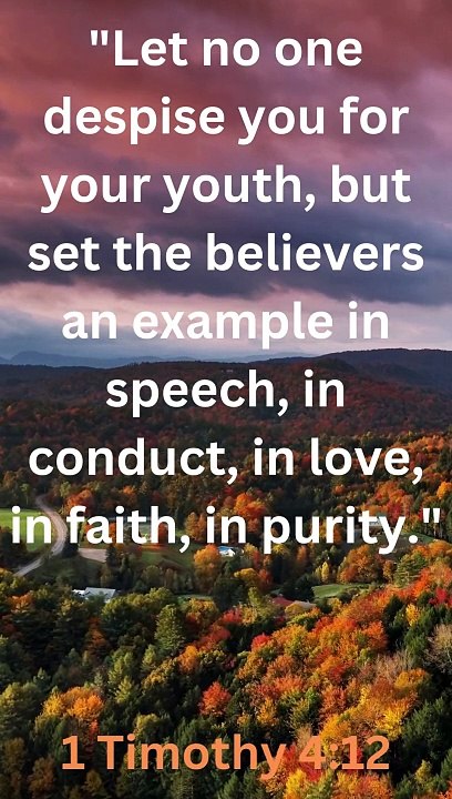 1 Timothy 4:12 Famous Bible Verse