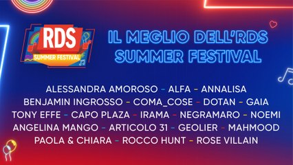 RDS Summer Festival: Guarda la Seconda Tappa a Senigallia 🎶