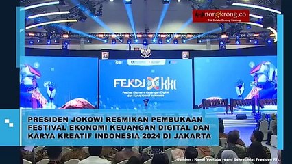Jokowi Resmikan Pembukaan Festival Ekonomi Keuangan Digital