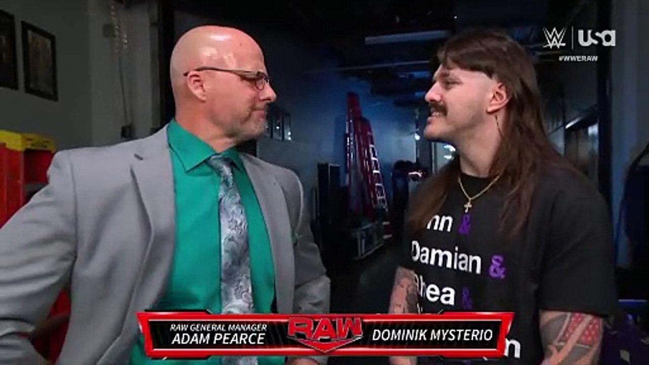 Liv Morgan & Dominik Mysterio Backstage Segment | Raw, Jul. 8, 2024