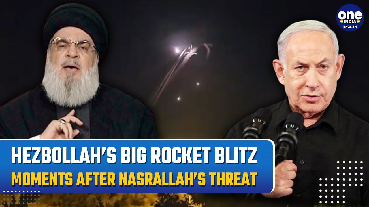 'Israel Burning': Iron Dome Fails Again As Hezbollah’s Multiple Rockets Avenge Haniyeh, Deif Killing