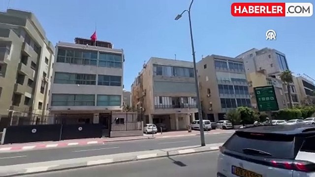 Türkiye'nin Tel Aviv'deki büyükelçiliğinde bayrak yarıya indirildi, İsrail ile diplomatik kriz çıktı
