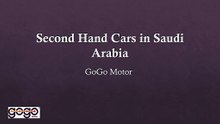Second Hand Cars in Saudi Arabia - GoGo Motor