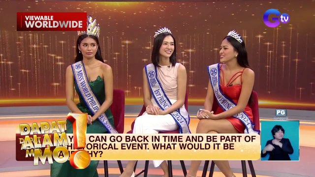 Kumustahan kasama ang mga 2024 Miss World Philippines beauty queens | Dapat Alam Mo!