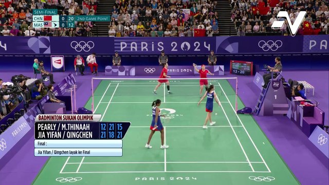 Tewas perebutan ke final, Pearly Tan & M. Thinaah tetap memenangi hati peminat badminton negara
