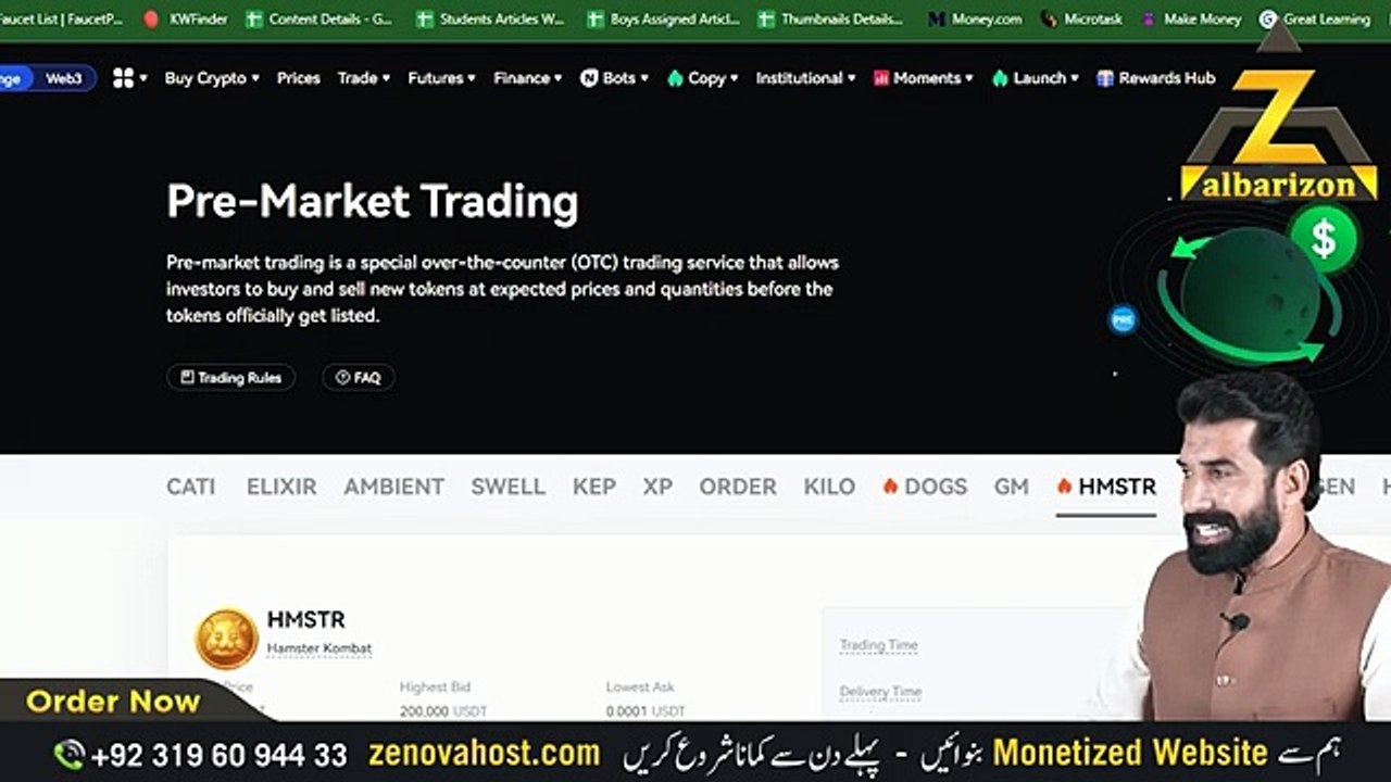 Hamster Kombat Listing on OKX _ Hamster Kombat New Updated Price on OKX _ Online Earning _ Albarizon(360P)