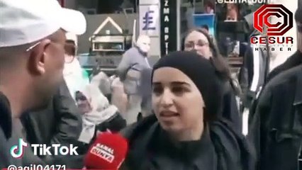 Bu Kadının Derhal Vatandaşlığı  İptal edilip geri gönderilmeli