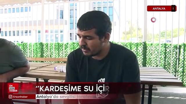 Antalya'da sevgilisi tarafından öldürülen kadının oğlu konuştu
