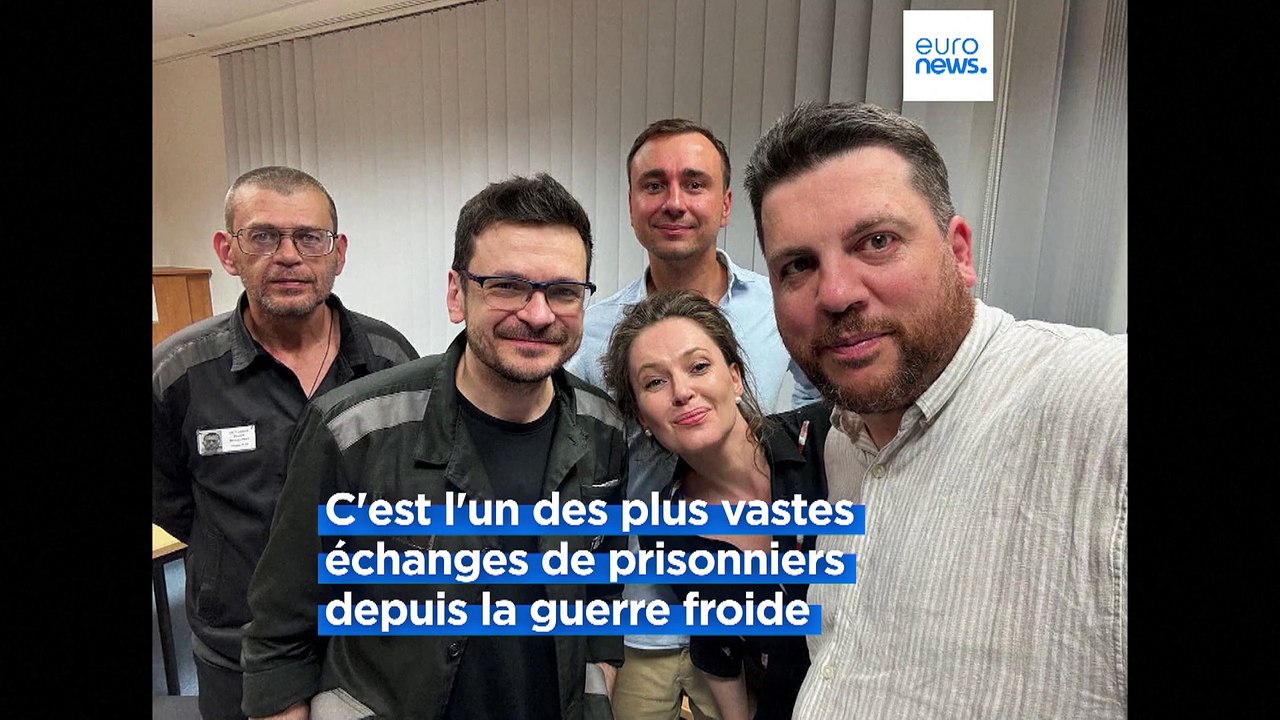 Les prisonniers libérés lors de l'échange avec la Russie sont arrivés chez eux