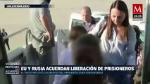 Estados Unidos y Rusia intercambian prisioneros; Trump crítica 