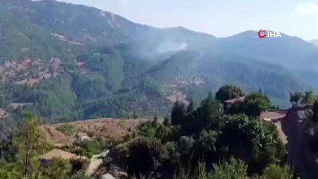 Adana'da Orman Yangınına Müdahale Eden Helikopter Düştü