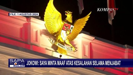 Presiden Jokowi Minta Maaf ke Raykat Indonesia: Saya Tak Sempurna, Saya Manusia Biasa