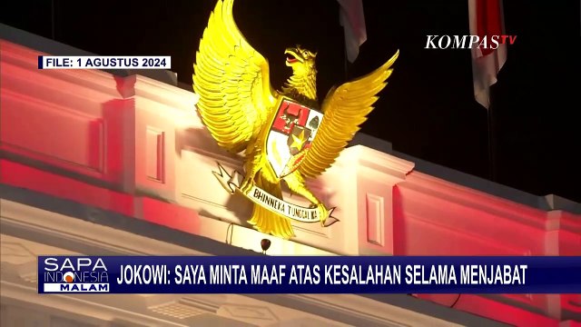 Presiden Jokowi Minta Maaf ke Raykat Indonesia: Saya Tak Sempurna, Saya Manusia Biasa