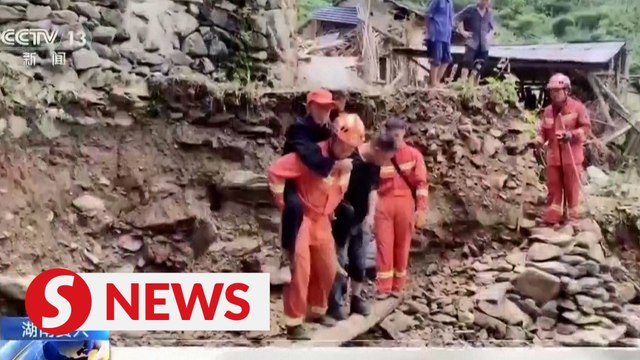 Floods in China's Hunan leave 30 dead, dozens missing following Typhoon Gaemi