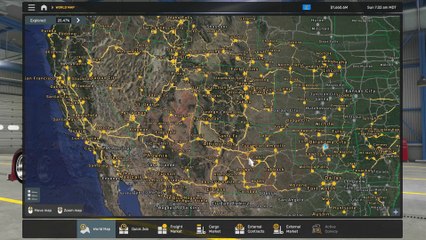 American Truck Simulator V1.50 Map Combo, Hawaii, Canada, Alaska ........