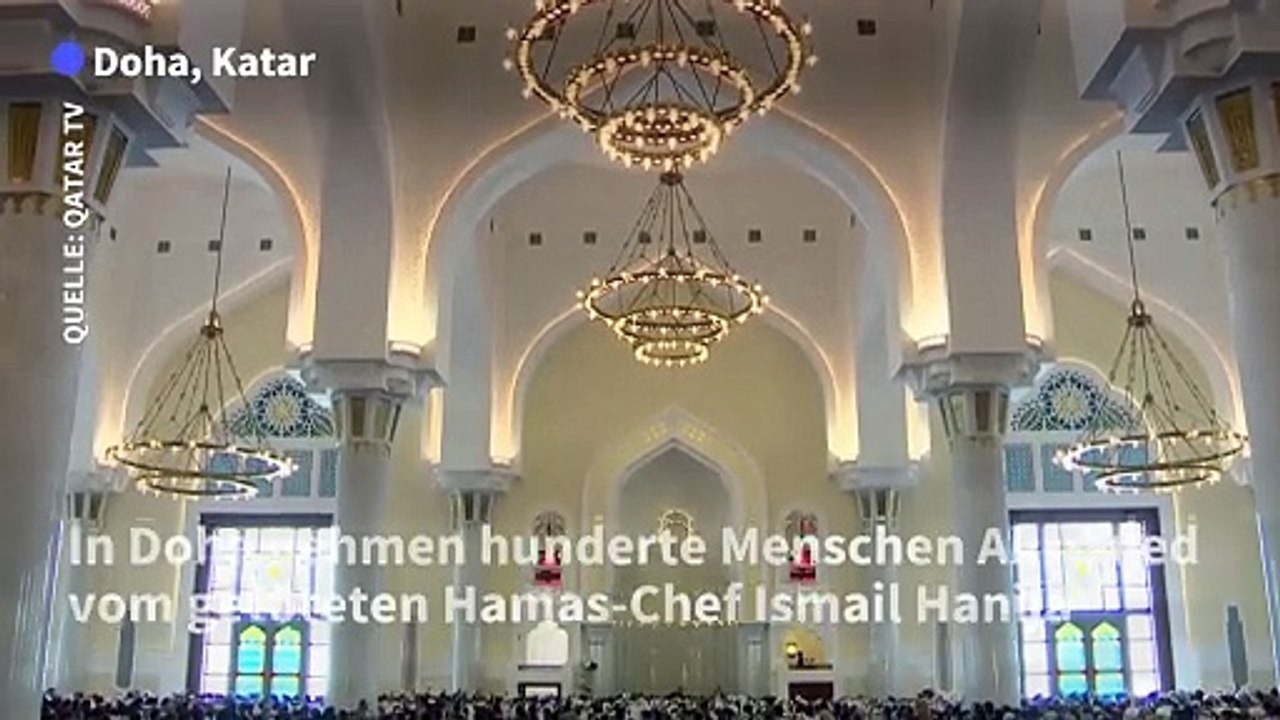Katar: Hunderte bei Beisetzung von Hamas-Chef Hanija