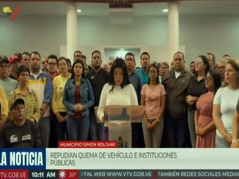 Alcaldesa del mcpio. Simón Bolívar rechaza actos terroristas ocurridos en el edo. Anzoátegui