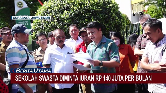 Cekcok dengan RW, Sekolah Swasta di Surabaya Tolak Dimintai Iuran Rp 140 Juta per Bulan