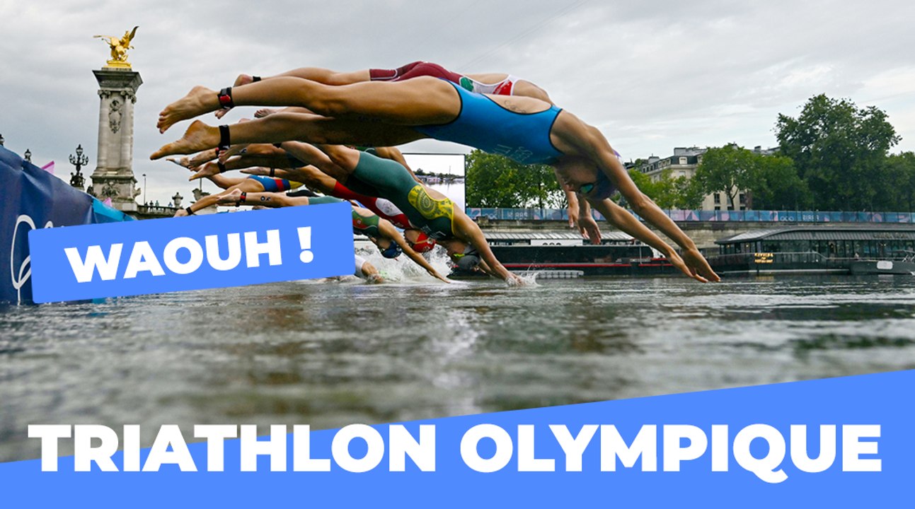 Les épreuves du triathlon dans la Seine ! | Paris 2024  | Ville de Paris