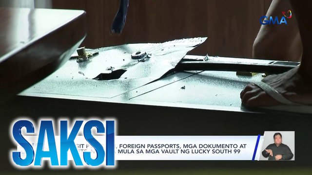 Mahigit P1M cash, foreign passports, mga dokumento at gadgets, nakuha mula sa mga vault ng Lucky South 99 | Saksi