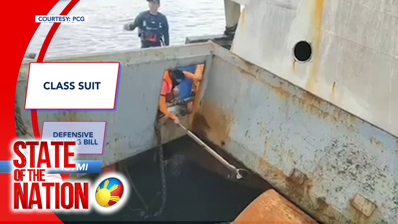 Class suit laban sa mga may-ari ng tatlong nadisgrasyang barko sa Bataan na nagdulot ng oil spill, pinag-aaralan ng DOJ! | SONA