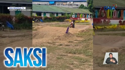 13-anyos na motocross rider, patay matapos mabagsakan ng motorbike sa balikat | Saksi