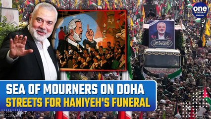 Video herunterladen: VIDEO: Ismail Haniyeh’s Funeral in Doha As Thousands Of Angry Muslims Call For Revenge| Watch