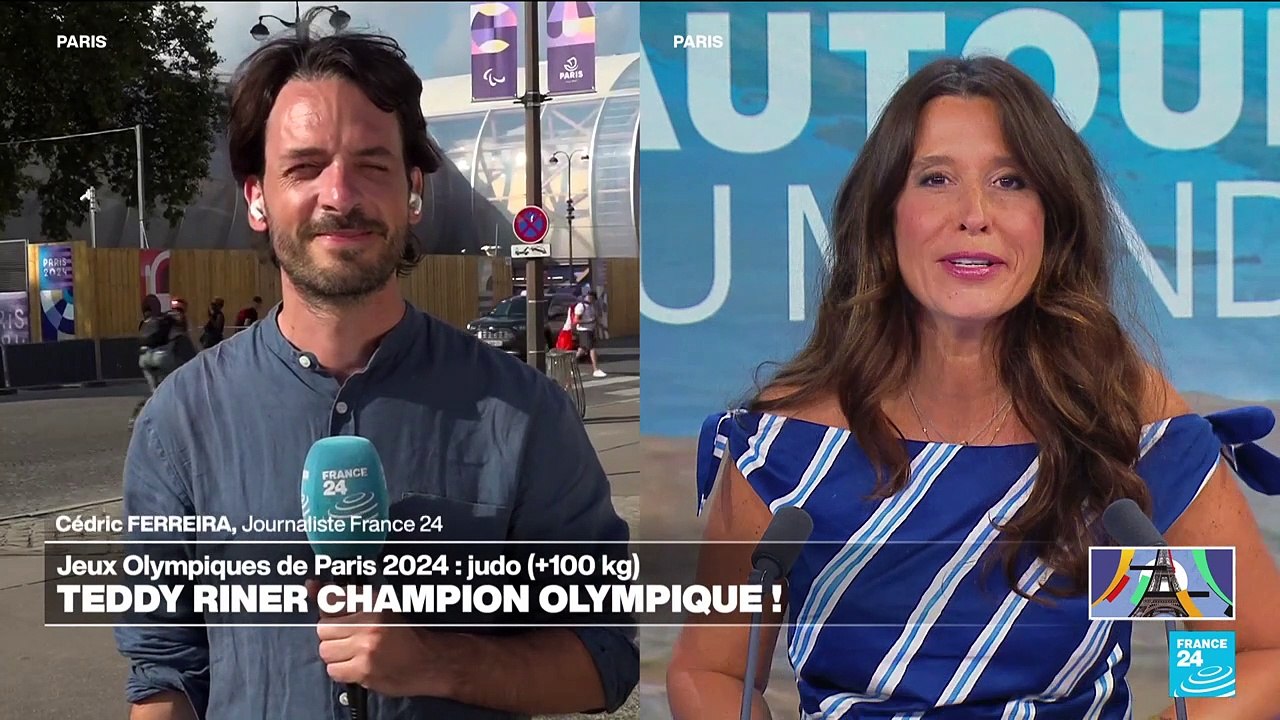 JO 2024 : Belle journée pour le judo français, avec Romane Dicko en bronze et Teddy Riner en or