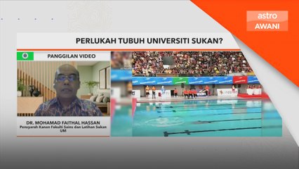 Universiti sukan: Fungsi, aspek hala tuju perlu dikaji terlebih dahulu