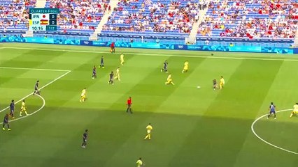 What a goal from Barcelona’s 21 year old Fermin Lopez to give Spain the 1-0 lead against Japan in the Olympic quarterfinals. ⚽️  Atletico Madrid’s 21 year old Pablo Barrios got the assist for the goal.