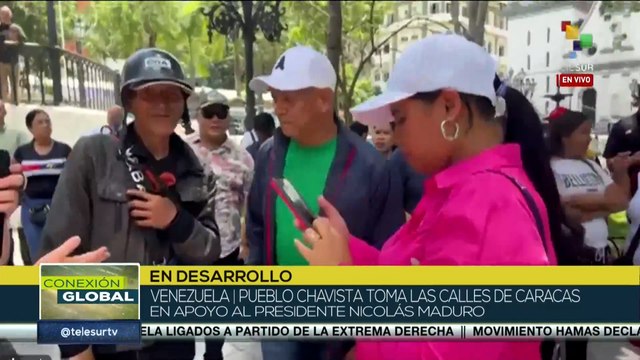 Pueblo chavista se moviliza contra el injerencismo estadounidense