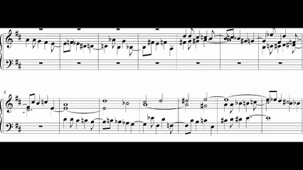 Suite pour clavier I   Quatrième fugue, Samba.