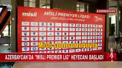 Azerbaycan Premier Ligi bir sezon daha "Misli" sponsorluğunda düzenlenecek