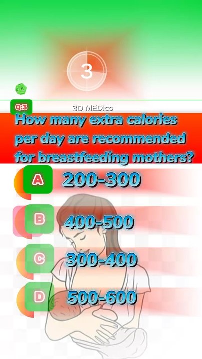 Breastfeeding question answered mcqs #feeding of infant #pregnancy #infant #ovalution #sperms #3dmedico #diet