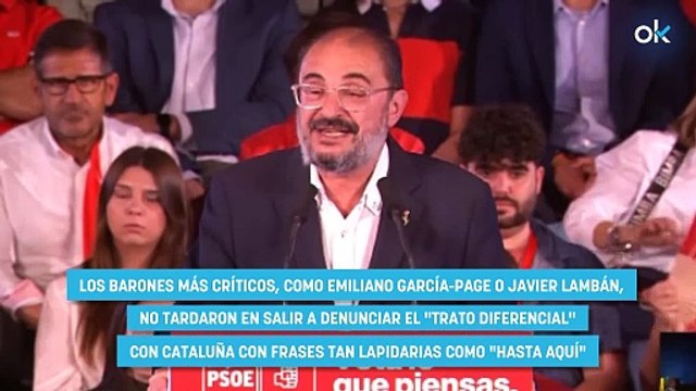 Los barones quieren forzar un Comité Federal para que Sánchez dé la cara sobre el pacto con ERC
