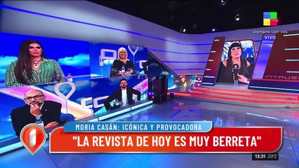  La icónica y provocadora Moria Casán en #Intrusos