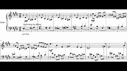 Suite pour clavier I   Cinquième prélude, unsquare...