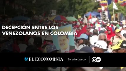 Decepción entre los venezolanos en Colombia