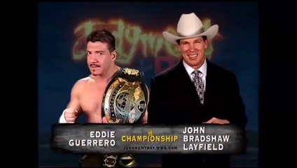 WWE Judgment Day 2004 - Eddie Guerrero vs JBL (WWE Championship)