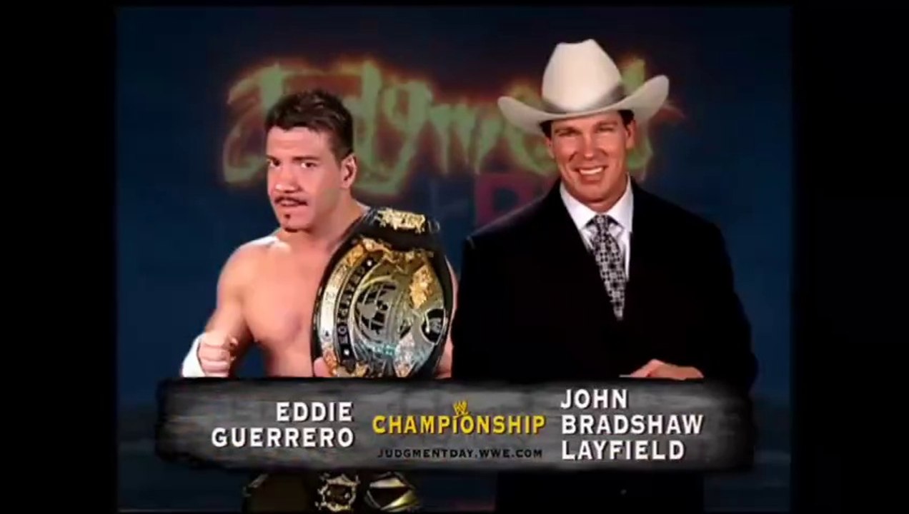 WWE Judgment Day 2004 - Eddie Guerrero vs JBL (WWE Championship)